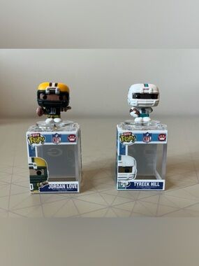 NFL Funko Mystery Bitty Pop! Figures - Jordan Love & Tyreek Hill